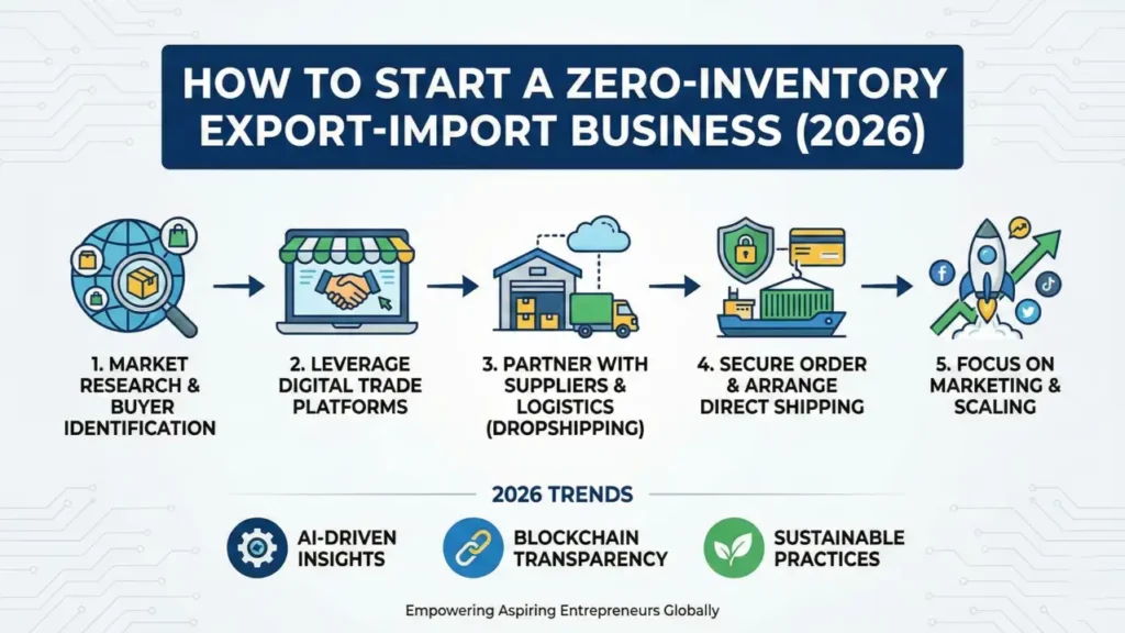 How Do I Start an Export-Import Business with Zero Inventory in 2026?